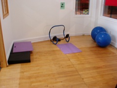 large stretching area