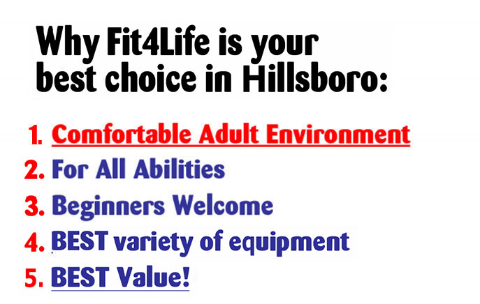 Why Fit4Life is your best choice in Hillsboro:
